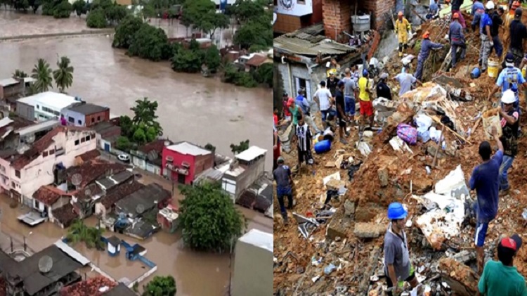 ব্রাজিলে বন্যায় ভেসে যাচ্ছে সর্বস্ব, মৃত ২১