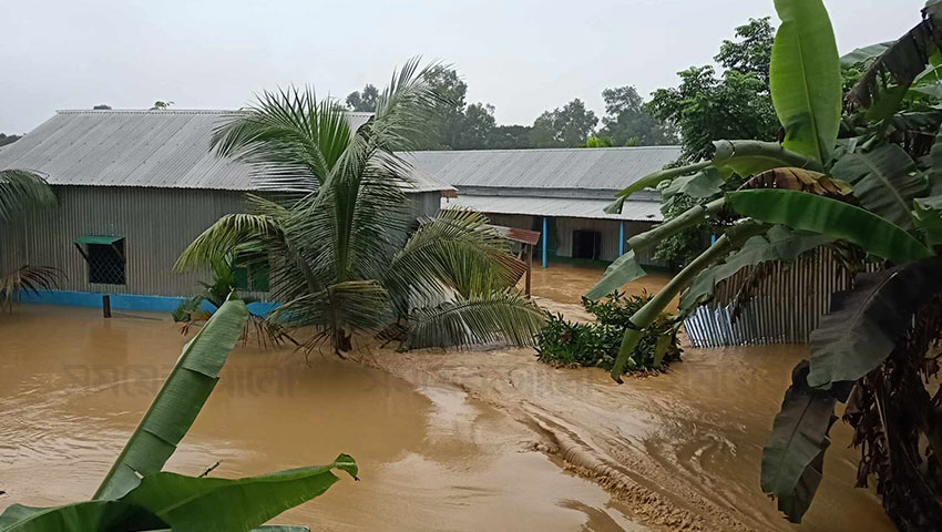 শেরপুরে কমছে নদ-নদীর পানি, বন্যায় মৃত বেড়ে ৮